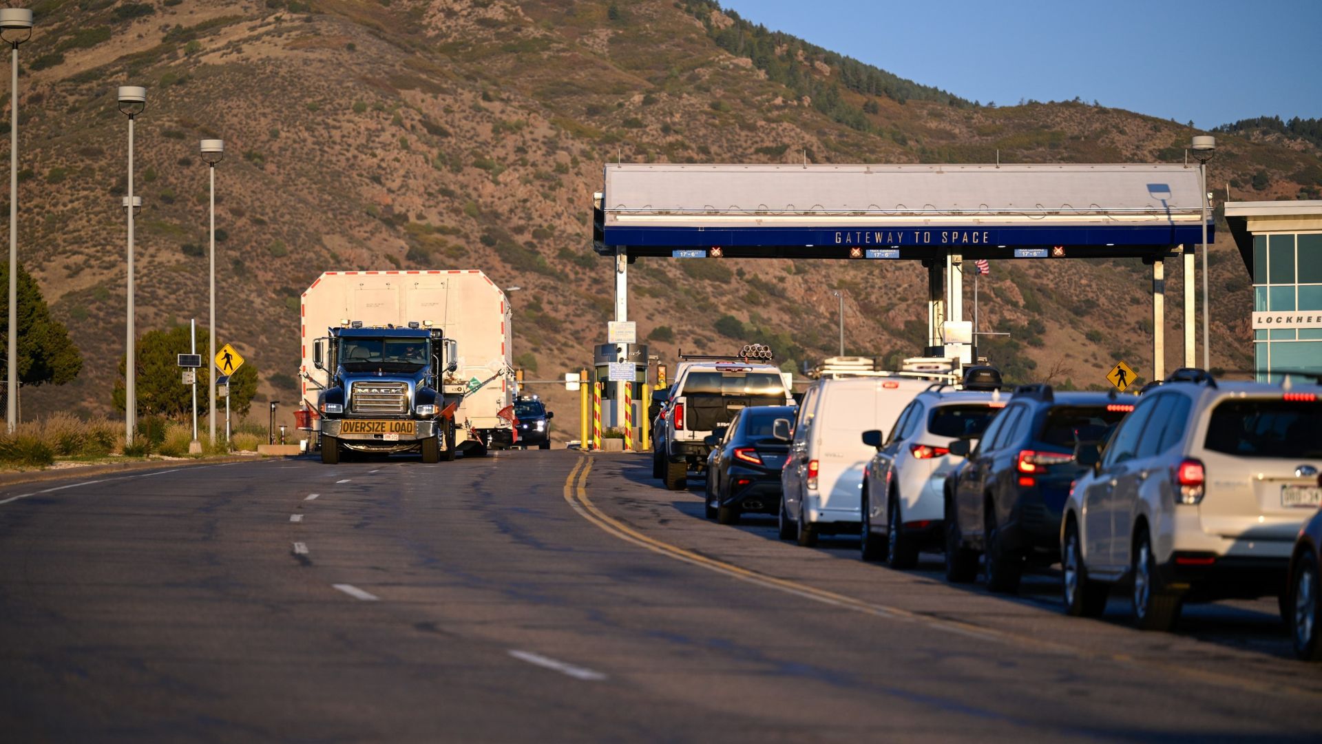 GPS III SV07 being shipped to the space coast ahead of launch.